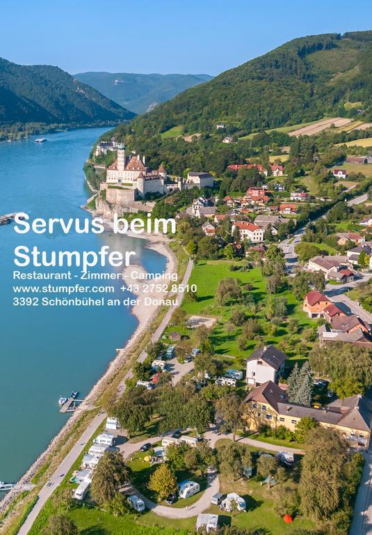 מלון Schönbühel an der Donau Gasthof-Camping Stumpfer מראה חיצוני תמונה